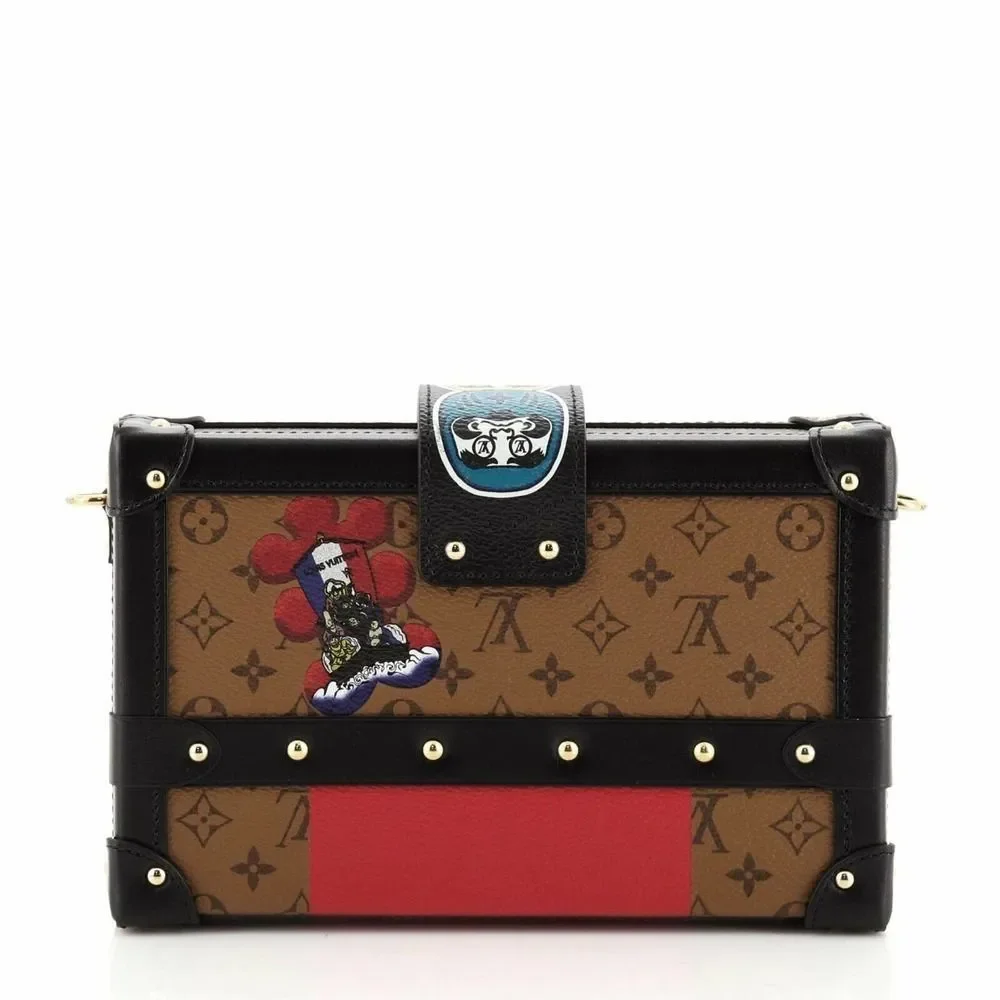 Louis Vuitton Petite Malle Kabuki Reverse Monogram Japan trunk crossbody LV bag